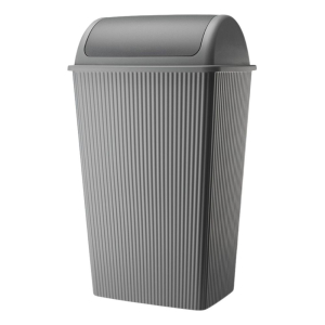 Kosz uchylny Cesare 45l szary